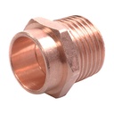 [49653] Conector de cobre cuerda exterior 1/2".