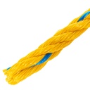 [40175] Cuerda amarilla de polipropileno (06 milimetros ) 1/4".