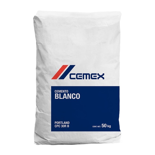 [BULCBL50] Bulto de cemento blanco de 50 kilogramos.