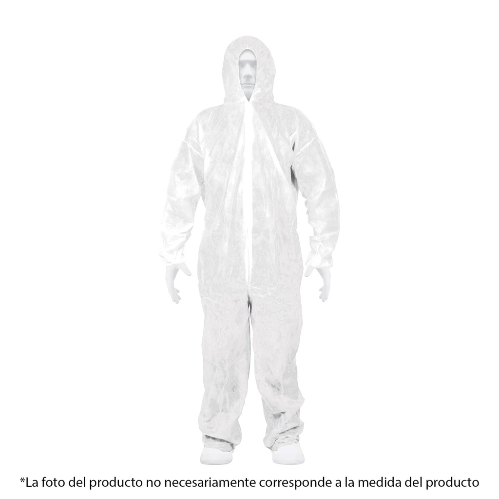 Overol desechable talla grande.
