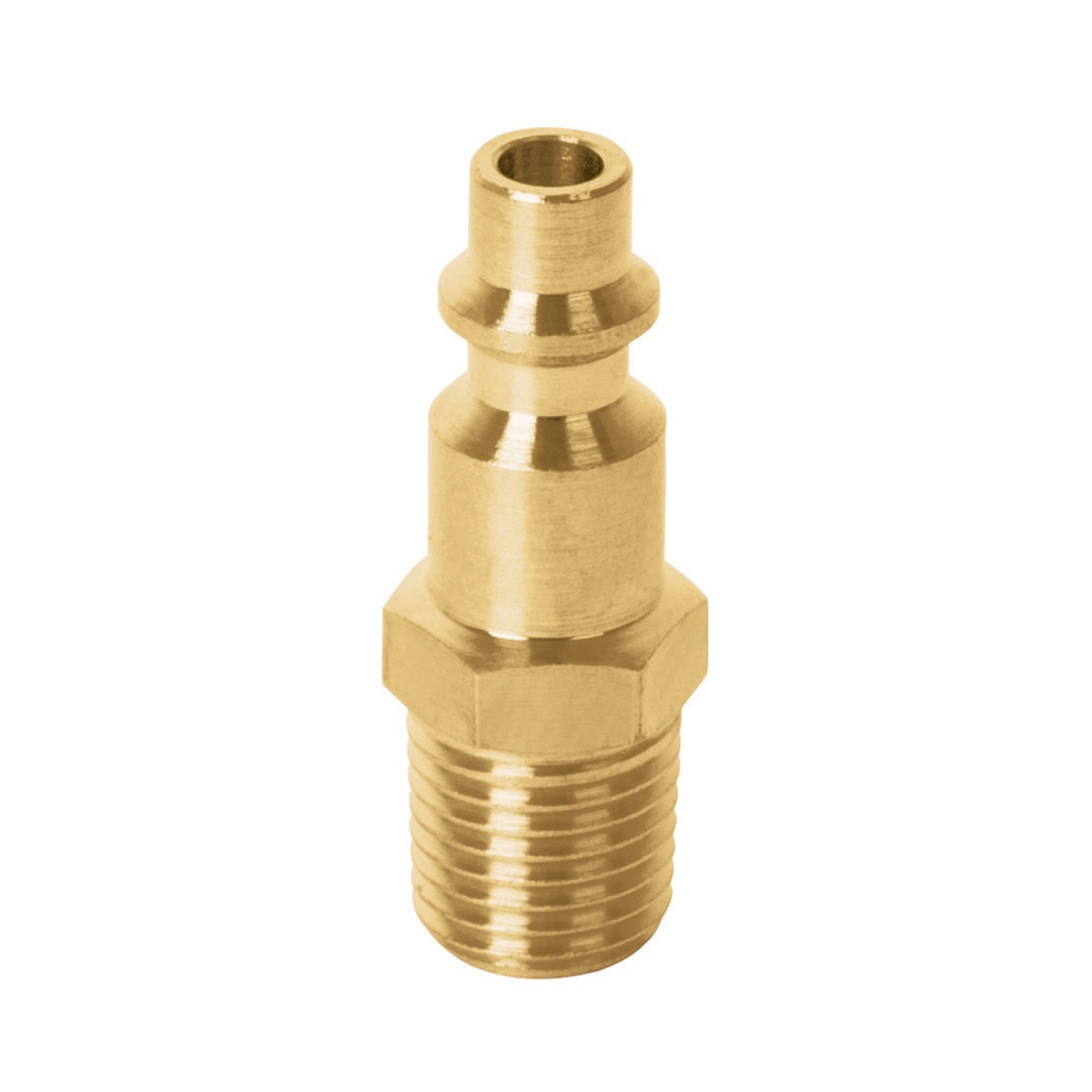 Conector rapido tipo M 1/4" NPT macho.