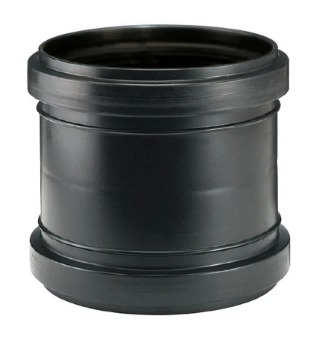 Cople sanitario 40 mm.1 1/2"neg, para tuplu.