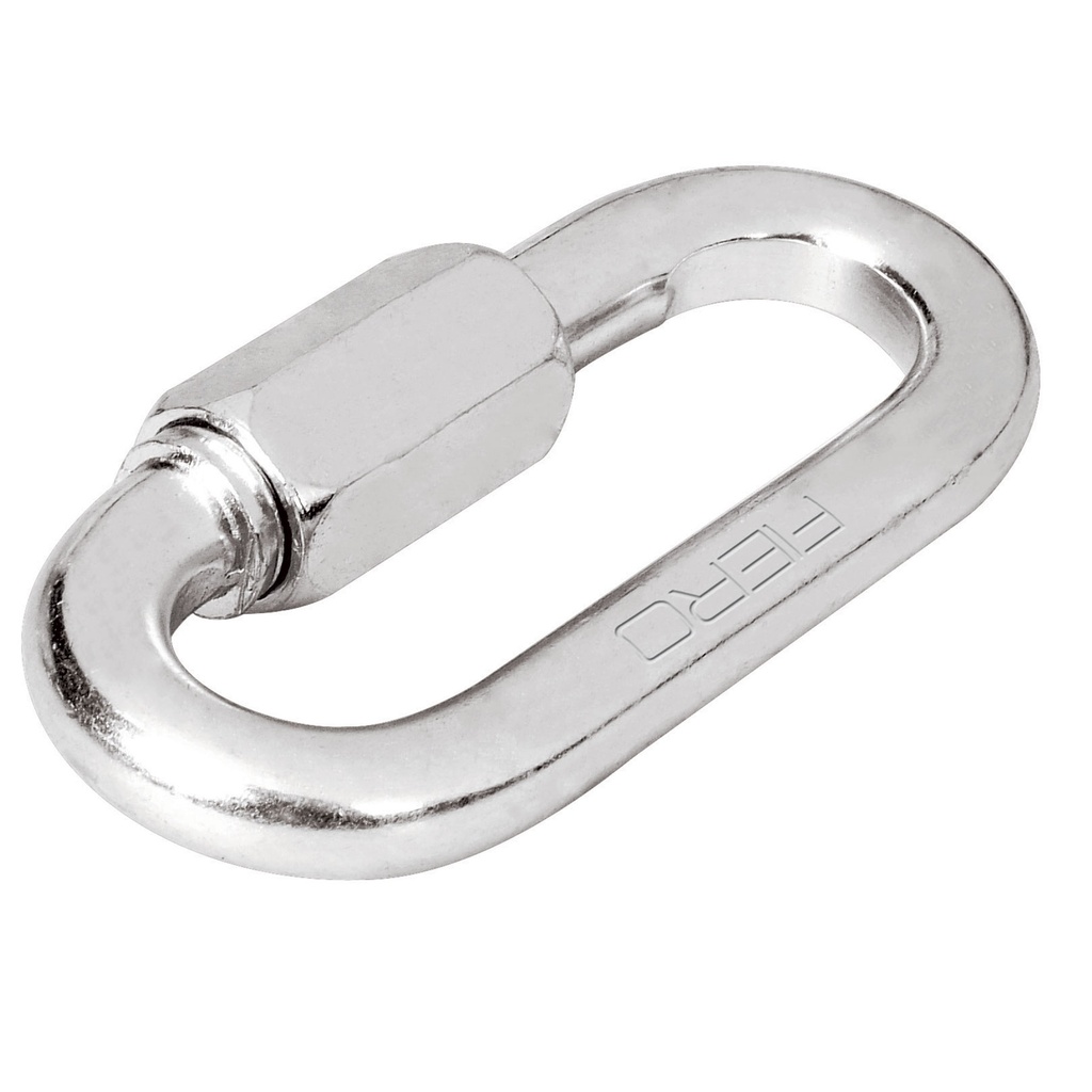 Bandola de acero con seguro de 1/4" (400 kg carga maxima).