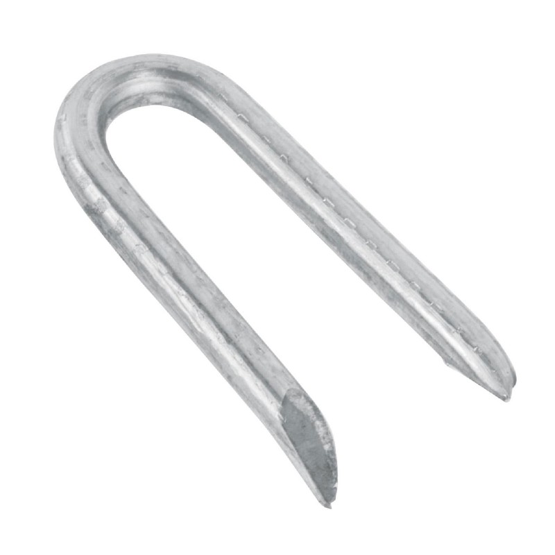 Grapa galvanizada para alambre de puas 1 1/4".