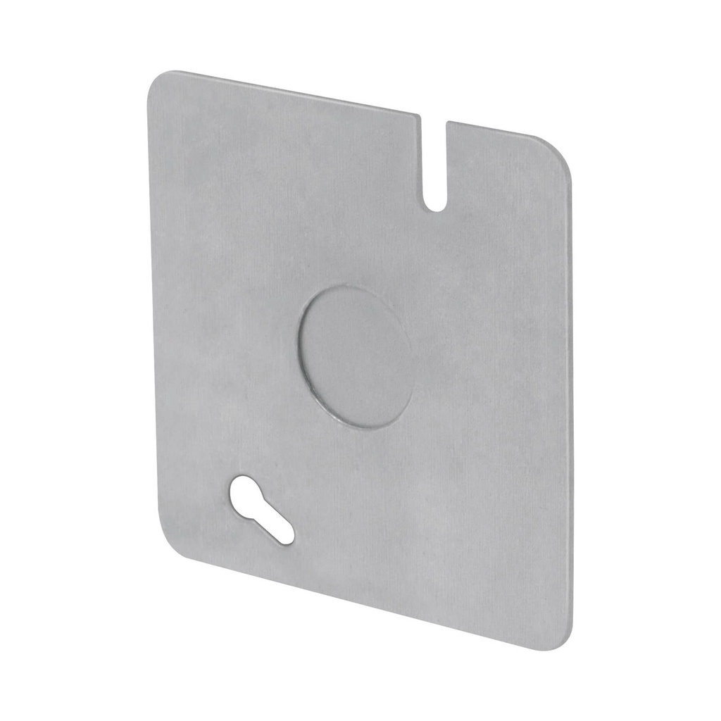 Tapa de acero para caja cuadrada de 4" x 4".