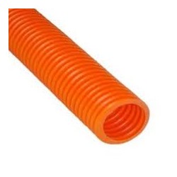 Rollo de 50 mts poliducto corrugado flexible de 3/4" sin guia.