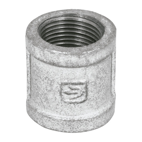 Cople galvanizado de 1/2".