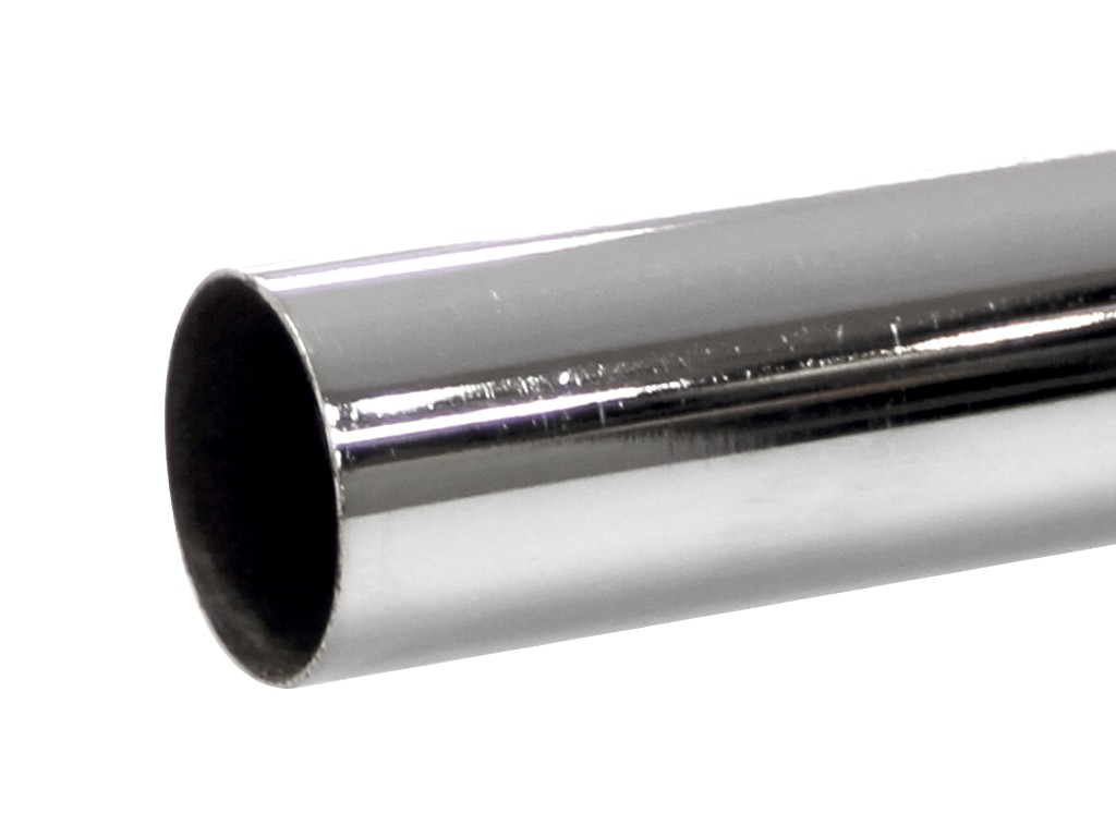 Tubo redondo para closet de acero cromado 1" x 3 mts.