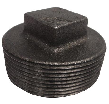 Tapon macho negro 1/4 (6.5 milimetros ).