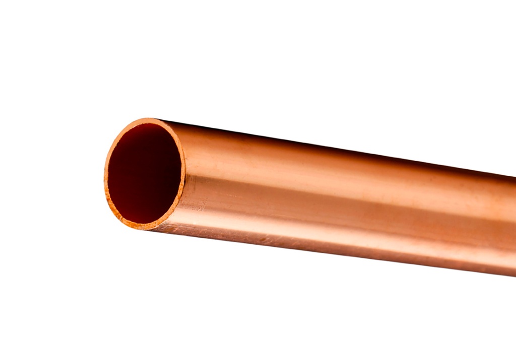 Tubo cobre t/l 1" (25 milimetros ) gas 6mt.