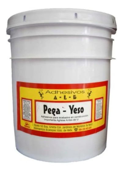 PEGA YESO CUBETA 19 LTS
