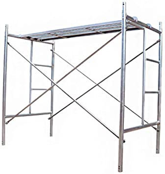 Andamio con 2 laterales 2 tijeras 1 plataforma y 4 coples