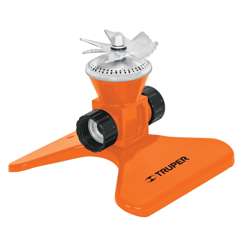 Aspersor metálico con aspas 360°