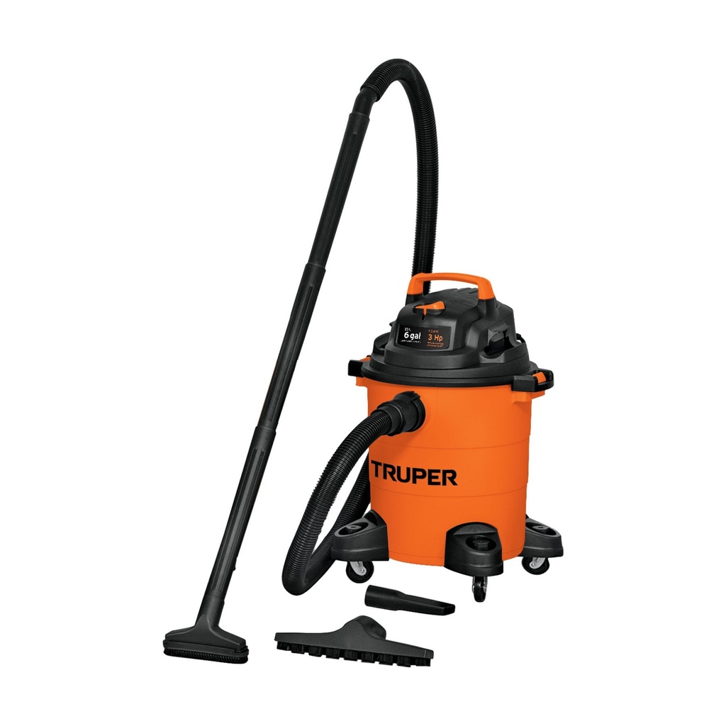 Aspiradora de solidos y liquidos de 6 galones