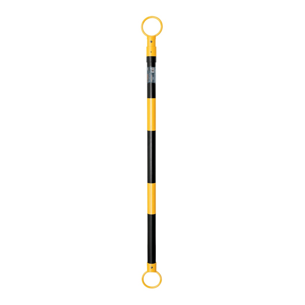 Barra extensible hasta 2.1 mts con reflejantes para conos