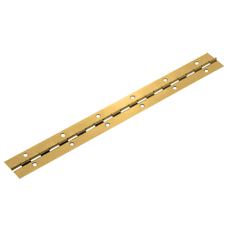 Bisagra piano latonada 1 1/2" x 3.5 mts 157l38
