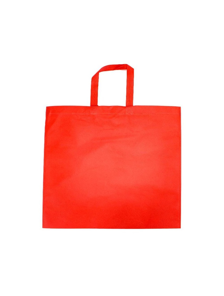 Bolsa ecologica roja con logo pac