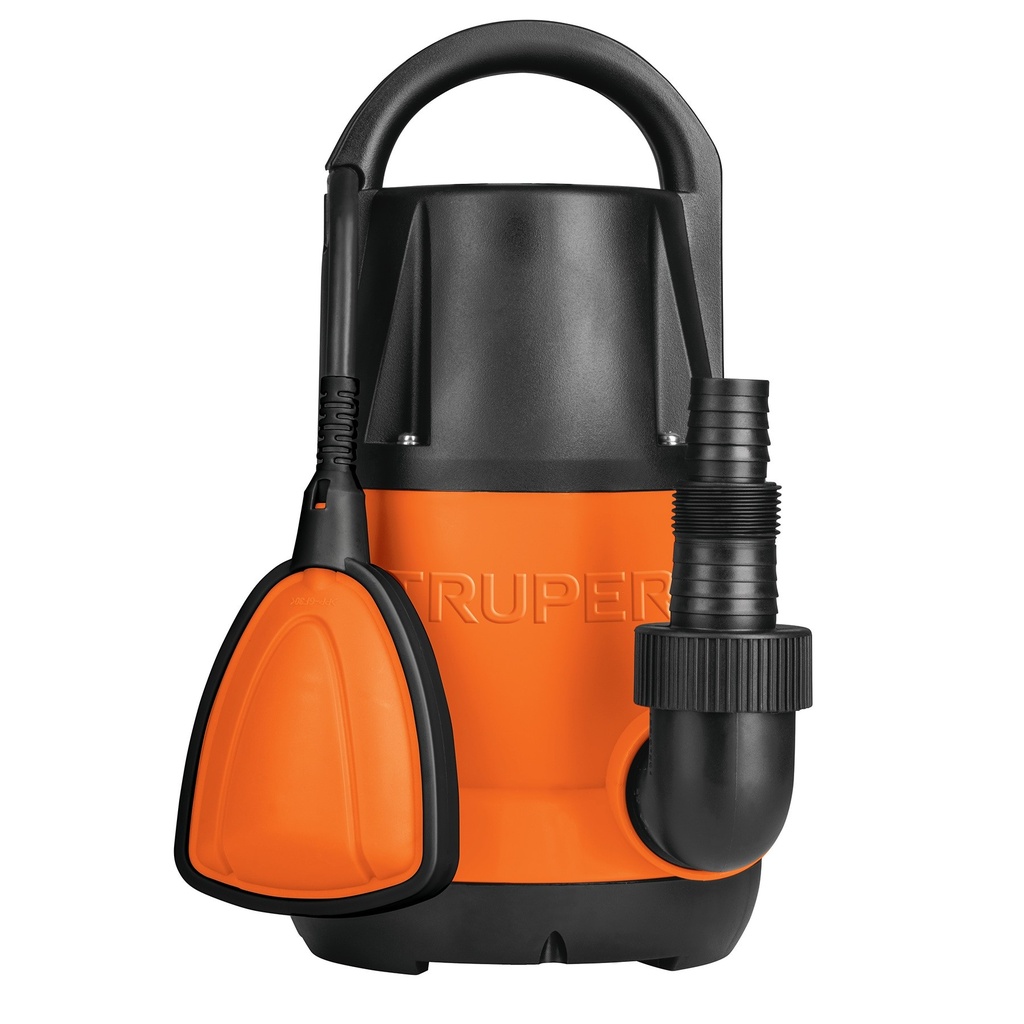 Bomba sumergible para agua limpia de 1/2 hp plastica