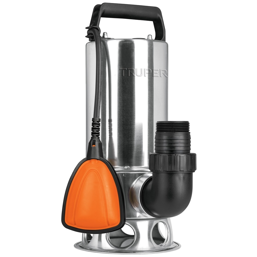 Bomba sumergible para agua sucia de 1 1/2 hp metálica