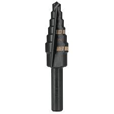 Broca escalonada con 6 escalones de 3/16" a 1/2"