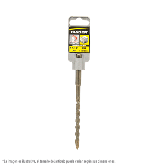 Broca para concreto de 3/8" x 6" sds plus booster 113u