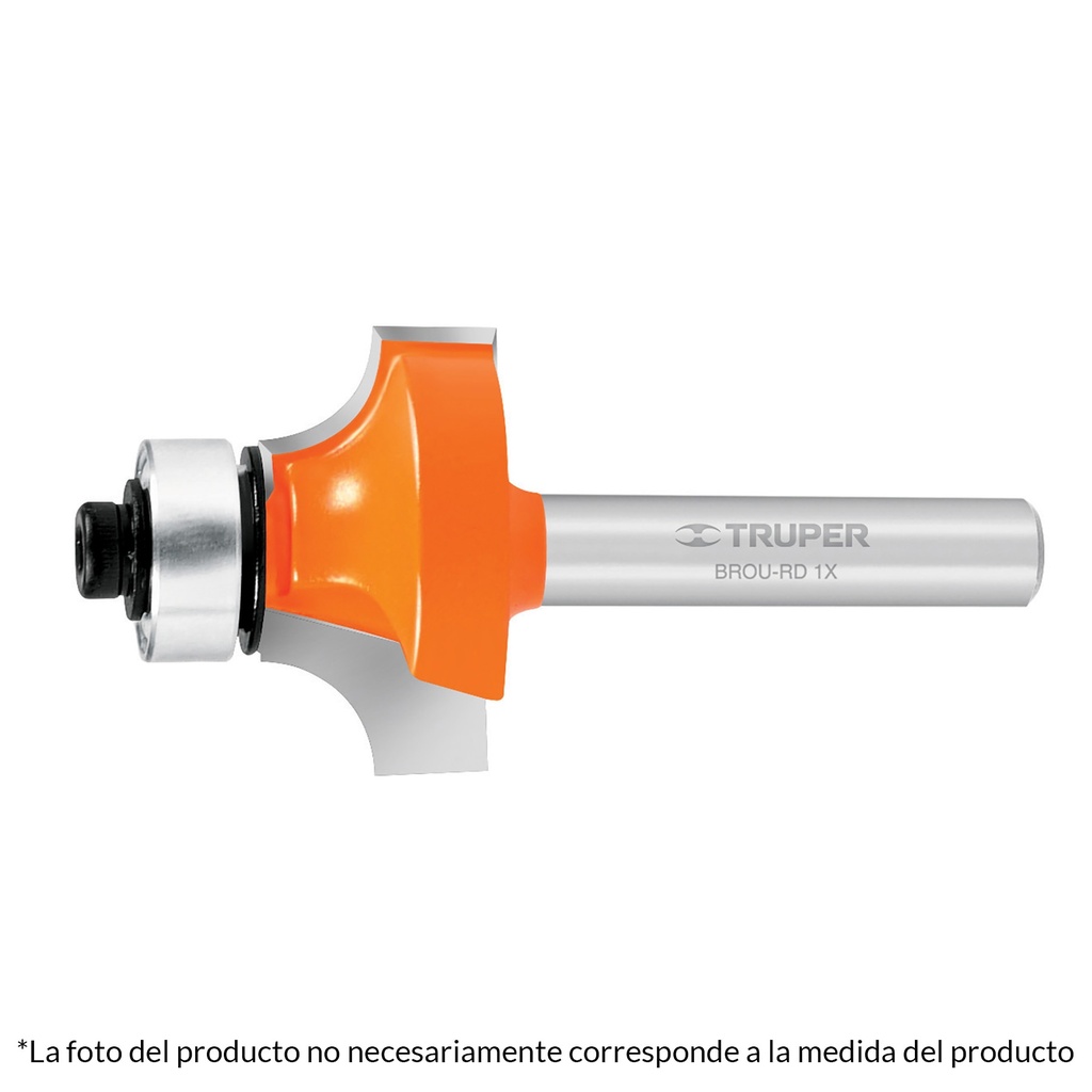 Broca para router redondeado de 1 1/4"
