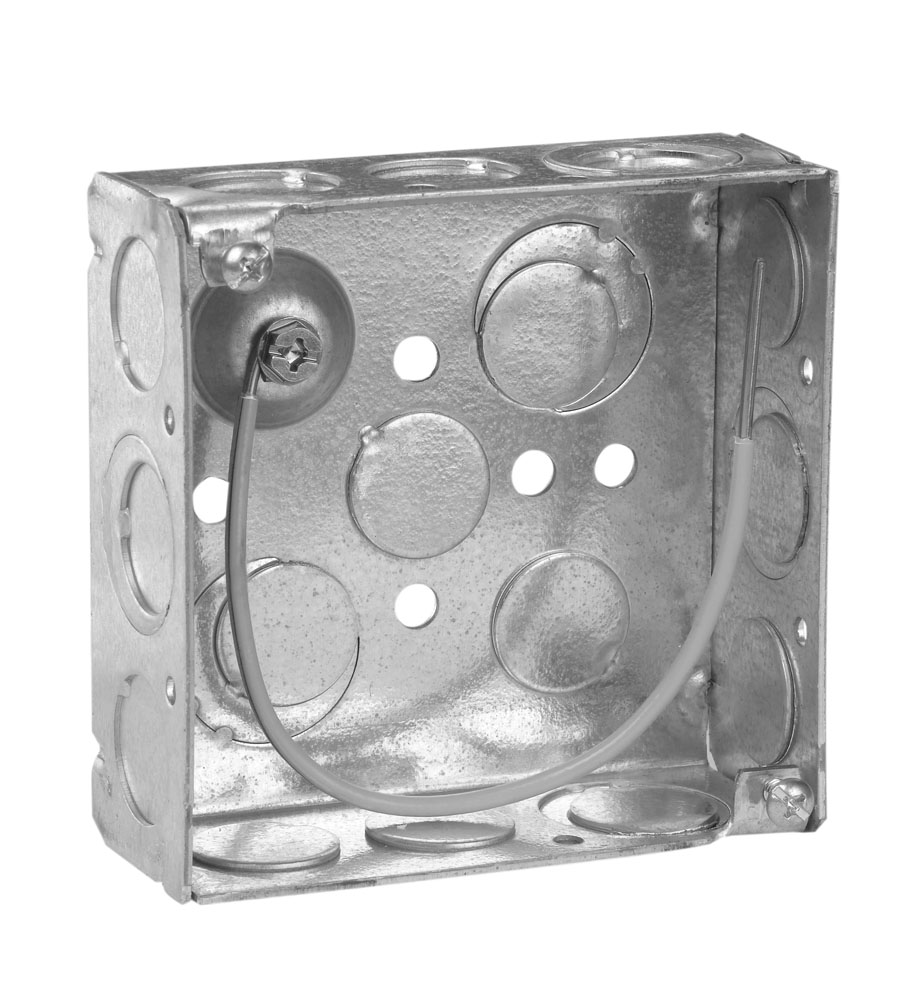 Caja cuadrado galvanizado de 1 1/2"