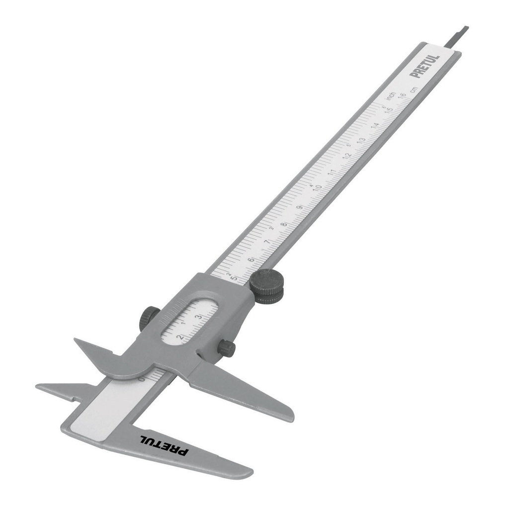 Calibrador vernier análogo de 6" de acero