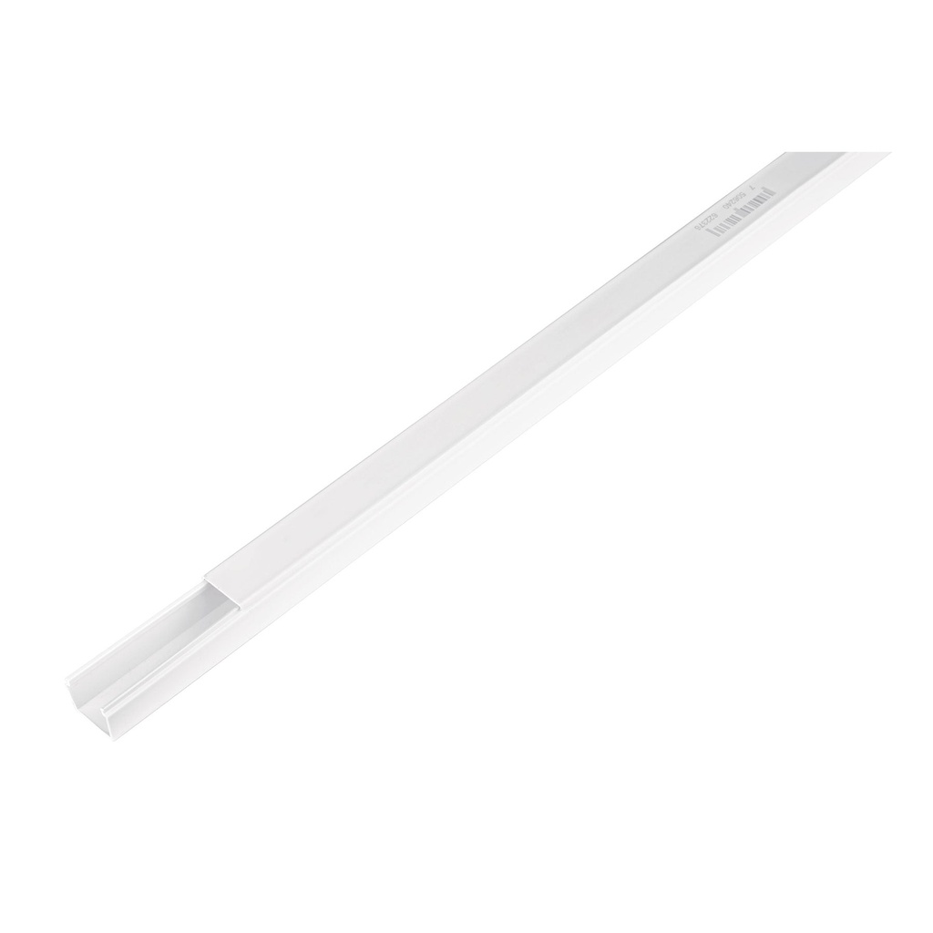 Canaleta sin adhesivo de 1 vía 17 mm x 20 mm