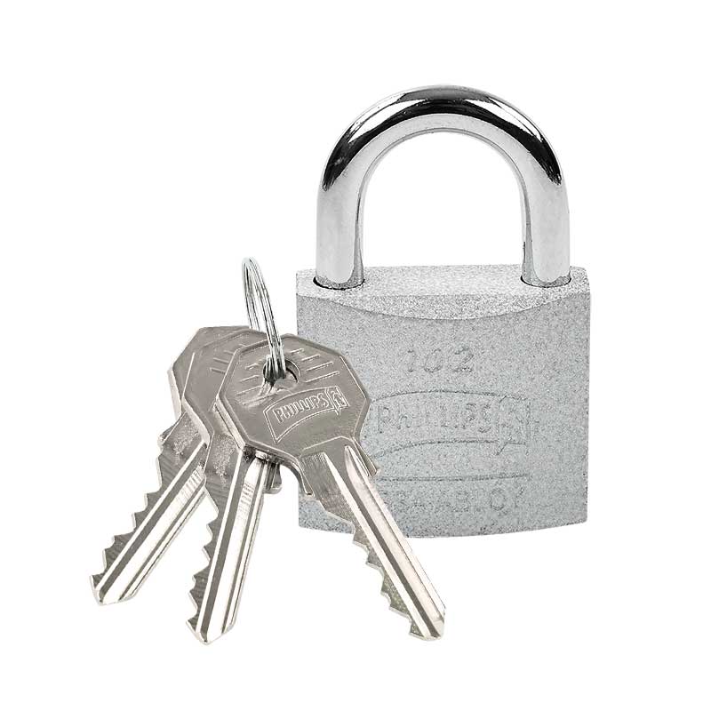 Candado 102 de hierro gancho corto