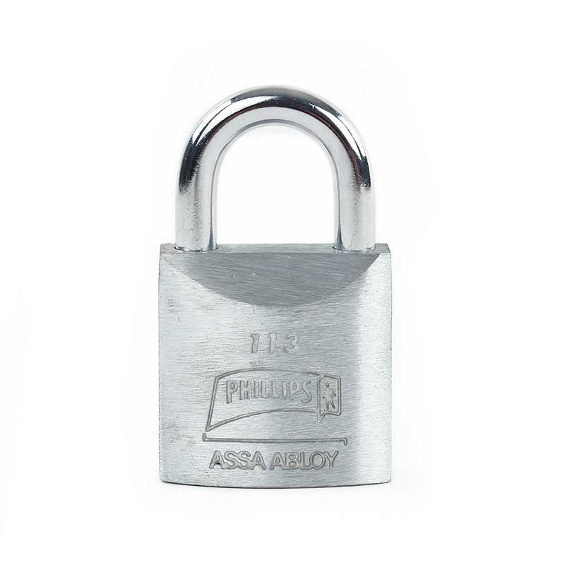 Candado 113 metálico gancho corto