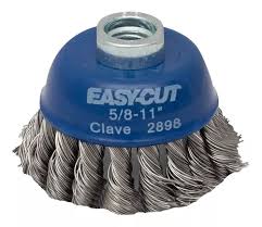 Carda para esmeril copa 3" de alambre trenzado easy-cut (AUS2898)