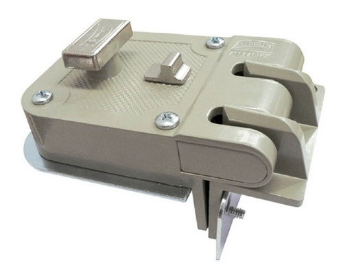 Cerradura de sobreponer 625-MC-CL acabado beige derecha