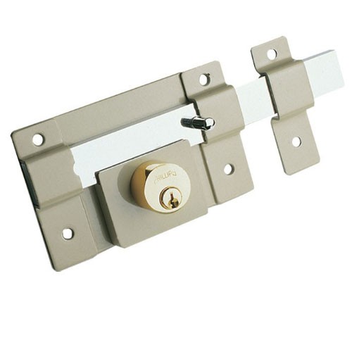 Cerradura de sobreponer 700-DC acabado beige derecha/izquierda