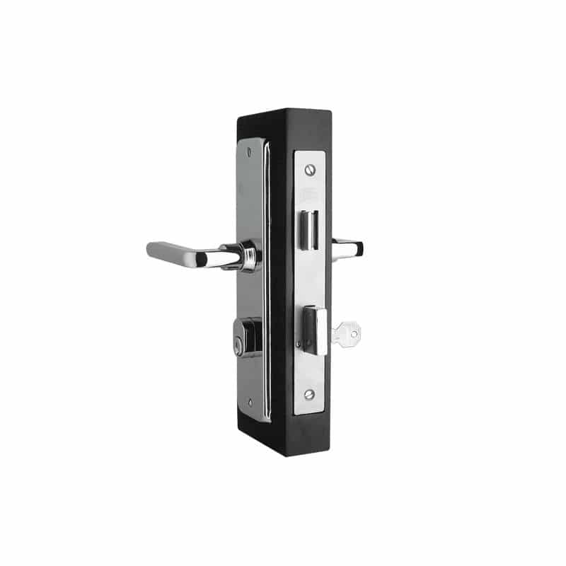 Cerradura para aluminio 500-MM acabado cromo derecha/izquierda