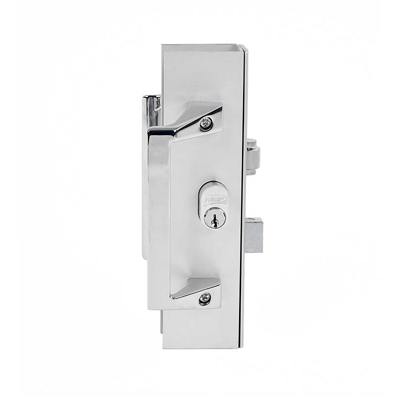 Cerradura para aluminio 525-DC acabado natural derecha/izquierda