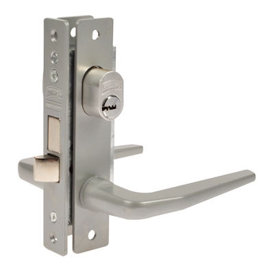 Cerradura para aluminio 550 acabado natural derecha/izquierda