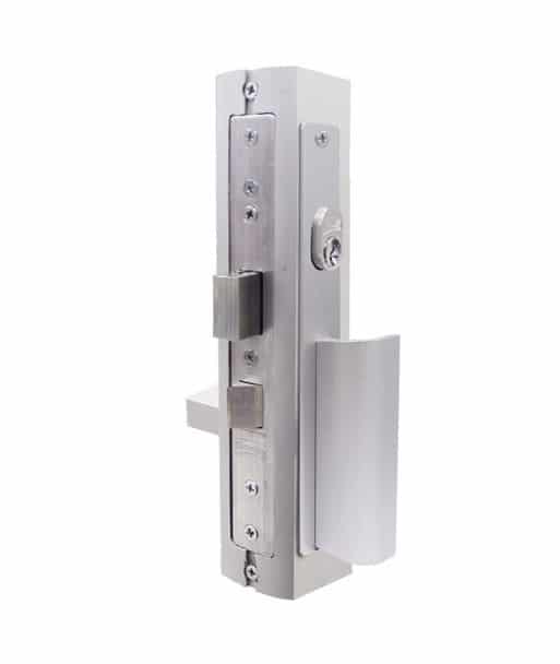 Cerradura para aluminio 575-JM acabado natural derecha/izquierda