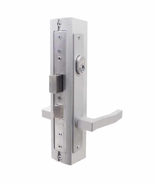 Cerradura para aluminio 575-MM acabado natural derecha/izquierda