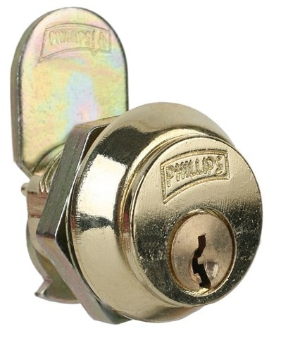 Cerradura para mueble 50 acabado latón