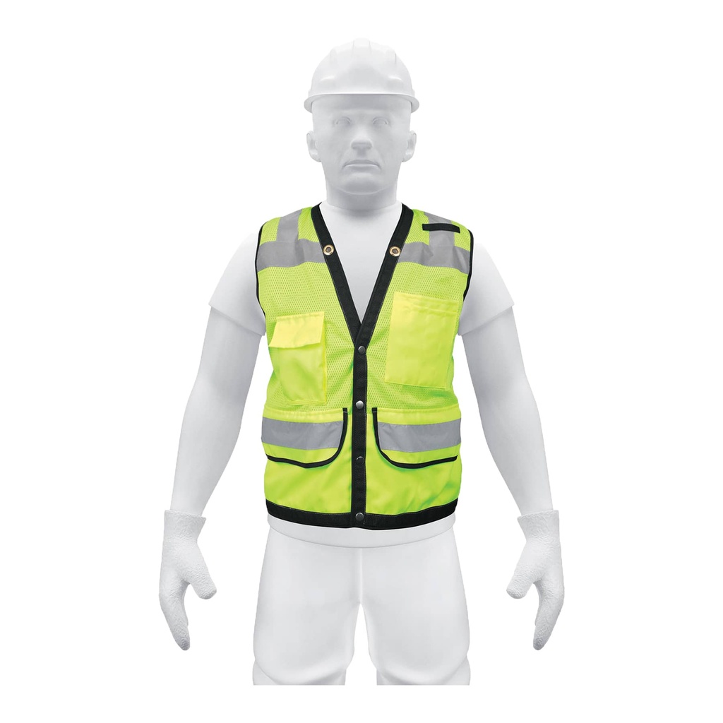 Chaleco de seguridad reforzado amarillo 