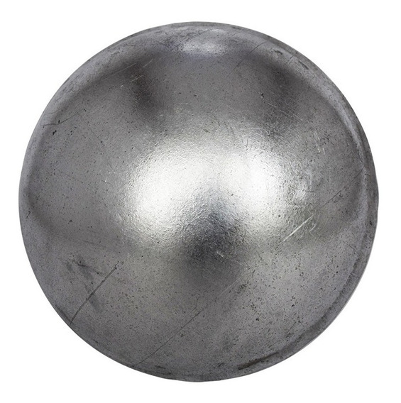 Chapetón latonado plano de 1 1/2"