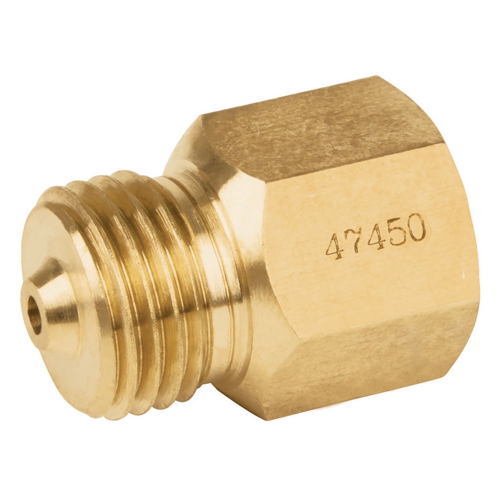Check para regulador de gas 1/4" x 1/4"