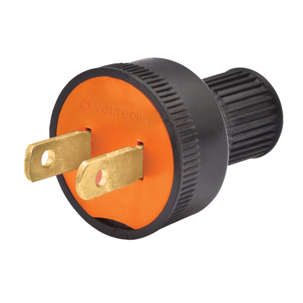 Clavijas no polarizadas de pvc