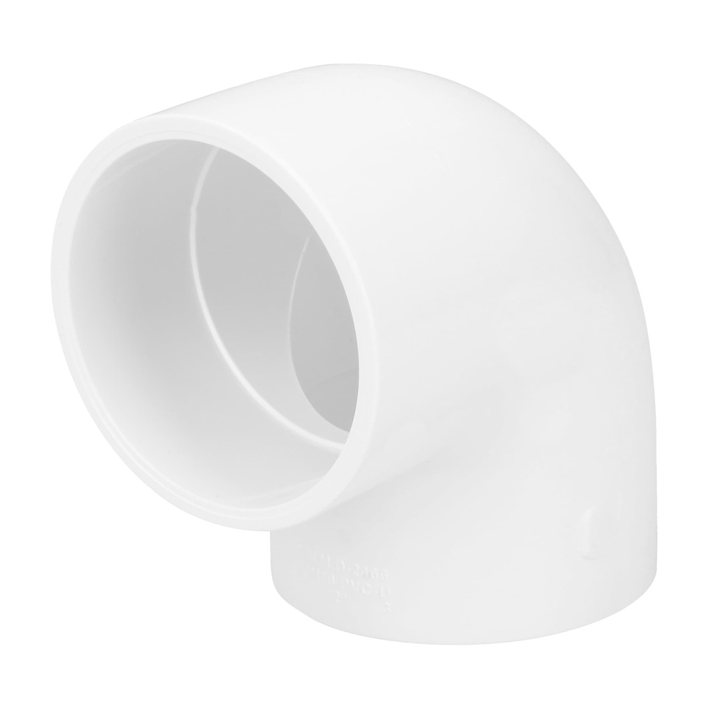 Codo de pvc hidráulico de 2" x 90°