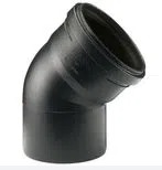 Codo h-m 45 x 160 mm para tuboplus sanitario