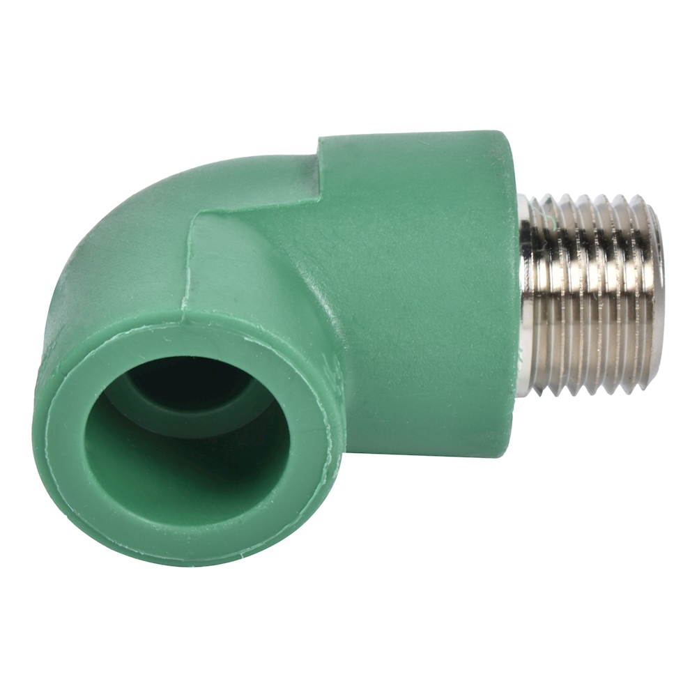 Codo tuboplus cuerda exterior de  1/2" x 90°