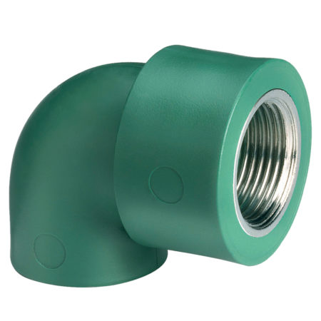 Codo tuboplus cuerda interior de  3/4" x 90°