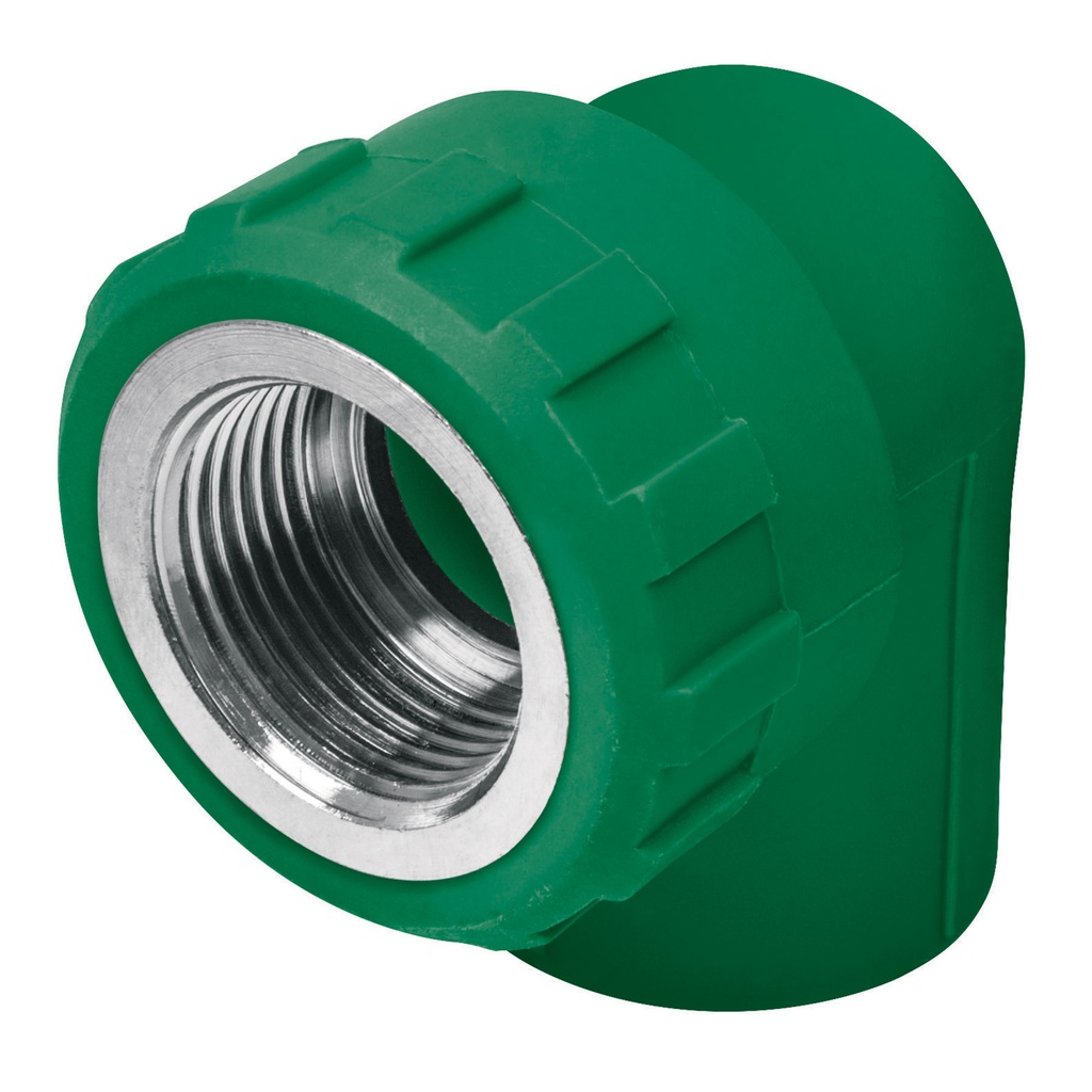Codo tuboplus cuerda interior de 1" x 90°