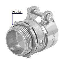 Conector recto para tubo flexible de 3/4"